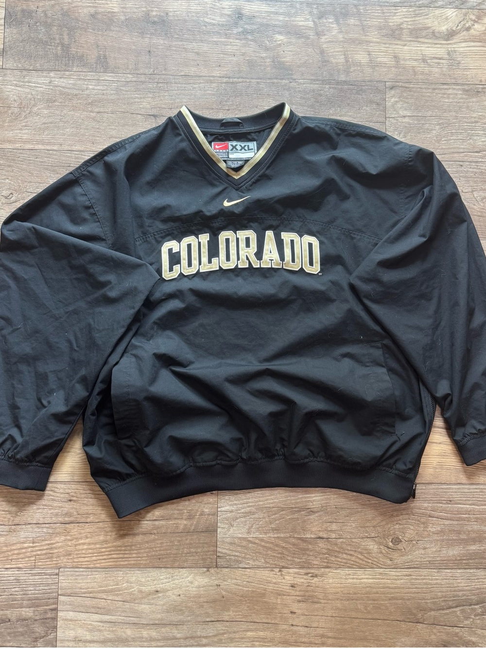 Vintage Men’s Nike Center Swoosh Colorado Buffalos Pullover Windbreaker Size XXL